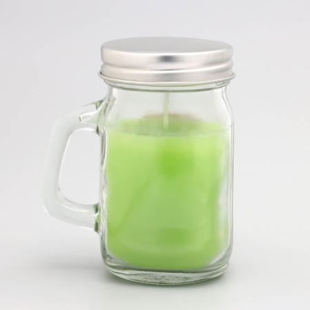 Aromatic candle in the Yabloko bank, 7.2 x 8.5 cm, 190 g-5