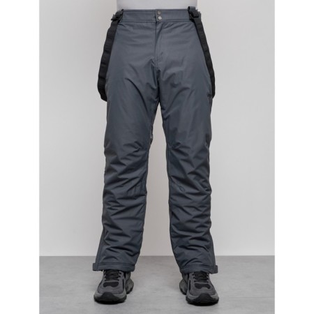 Semi-combinezone ski insulated male winter, size 48, dark gray color-8