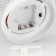 Nightlight "led" from 3haa white batteries 15x15x17.5 cm Risalux