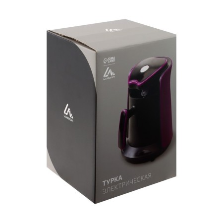 Electric Turkish Luazon LTE-602, 600 W, 300 ml, auto shutdown, lilac-11