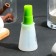 Brush for oil "Naturally", 11.8x5.2 cm, silicone, green color
