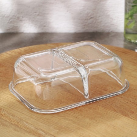 Glass Lockie & Lock Food, with a lid, 600 ml, blue color-6