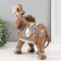 Polystone souvenir "Elephant in Popone Kolchug with mosaics and golden patterns" 21x9x19.5 cm