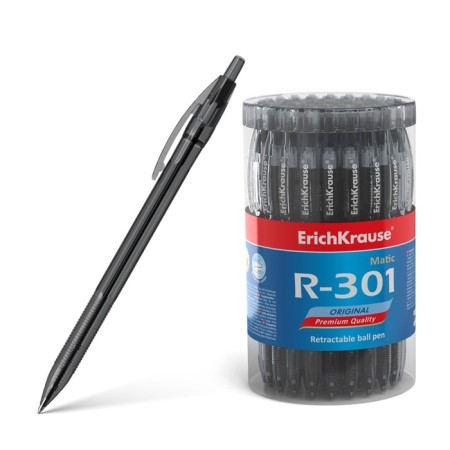 Ballic handle Erichkrause R-301 Original Matic, node 0.7 mm, automatic, black ink black