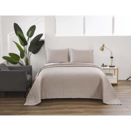 A set with a veil "Savannah", size 160x220 cm, 50x70 cm, color gray color