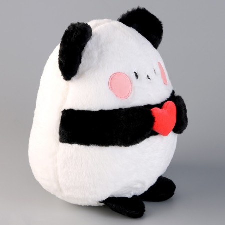 Soft toy "Panda" with heart, 25 cm-1