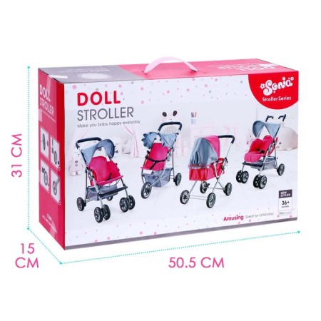 Stroller for dolls, a metal frame, summer-4