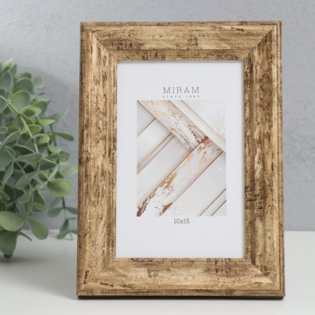 Photo frame Plastic "Mira" 10x15 cm, 642633-4 (plastic screen)