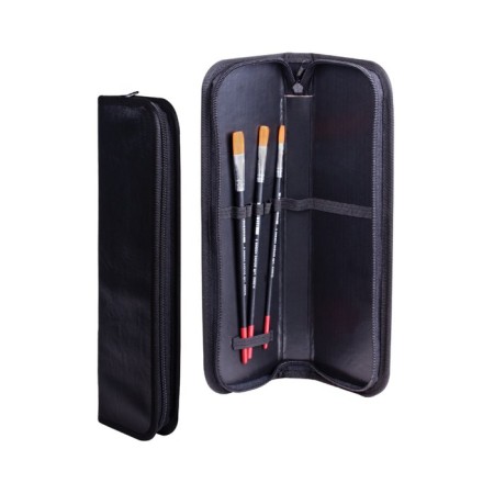 Penal for brushes 270 x 90 leatherette, FK-1, black-7