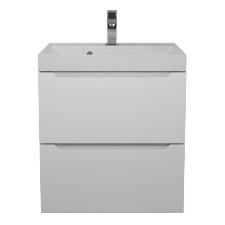 Tumbling under the Uperwood Tanos sink, suspended, 50 cm, white-4