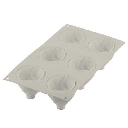 Form for the preparation of cakes, silicone-3