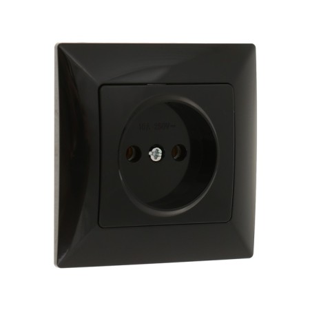 Single Luazon Lighting "Antei", 10 A, hidden, without salary, black-1