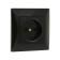 Single Luazon Lighting "Antei", 10 A, hidden, without salary, black