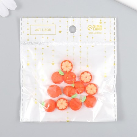 Decor for creativity plastic "Citrus mix" set of 12 pcs 1.2x1.2 cm-3