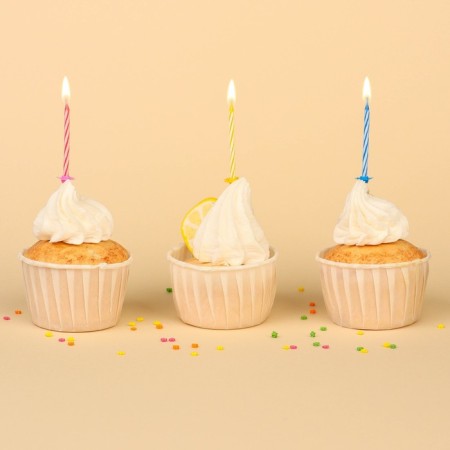Set of candles for a cake, 24 pcs, cold heart-3