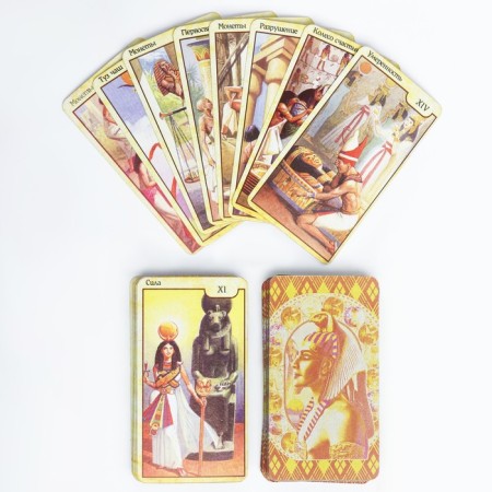 Tarot "Pharaoh", Gift, Gadal cards, 78 liters, with instructions-1