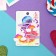 Invisibility for hair "Abel" (set 2 pcs) unicorns on the rainbow, 5 cm, purple-white