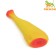 Fresh toy for dogs from latex "ham", 15 cm, yellow/red