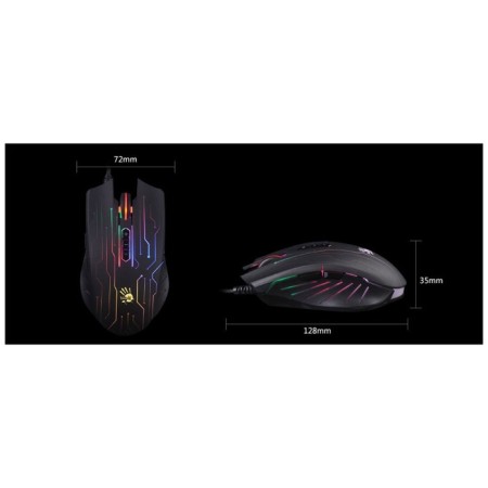 Game wire mouse A4 Bloody Q82 Black/Figure-6