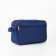 Lightning cosmetic bag, external pocket, blue color