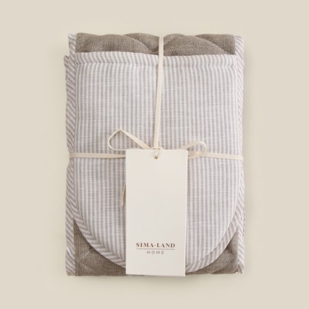 Group of quilted SL Home "QUILTED" 15x60cm, 100% linen, synthetic winterizer, 200g/m2-3
