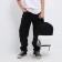 School textile school with pockets, 38x29x11 cm, black color