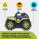 Jeep-Pereshtysh "Police", works from batteries, green color