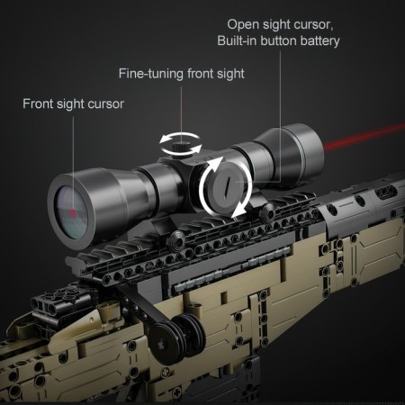The designer techno "sniper rifle", shoots, 978 details-6