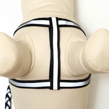 Set "braid", fluorescent, leash 115 x 1 cm, og 32-48 x 1.5 cm, black-5