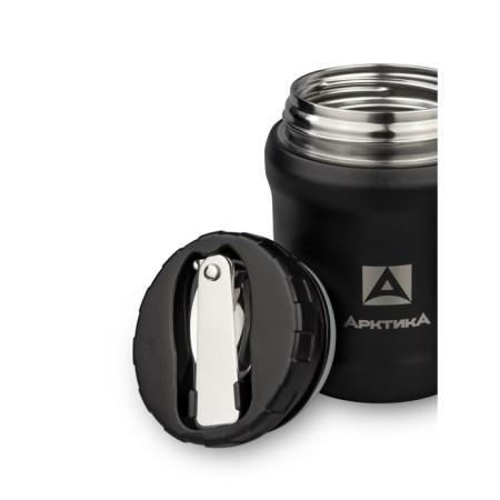 Thermos for food "Arctic", 500 ml, retains heat 12 hours, 14.2 x 9.7 cm, black-3