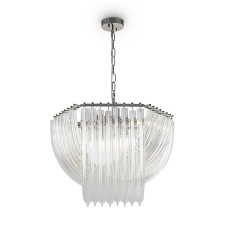 Suspended lamp FREAA FR5182PL-06CH ONDA, 500x500x1640 mm, E14, 6x60W, color chromium