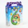 New Year. Gift box New Year's gift chrome "snakes" with animation 17 x 6.8 x 20.8 cm.