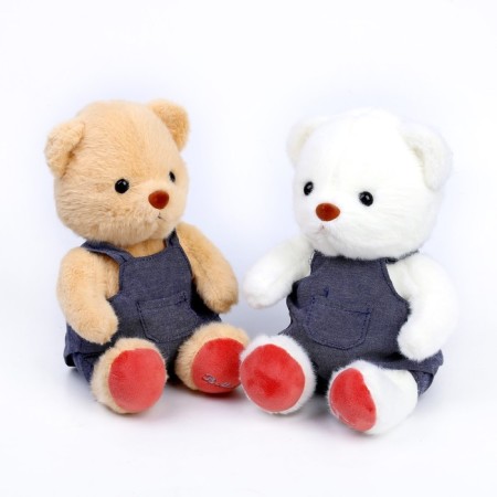 Soft toy "Mishutka in overalls", color mix-3