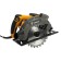 The circular DEKO DKCS1800-190 Laser, 1800 W, 190 mm, laser pointer, 5000 rpm of/min