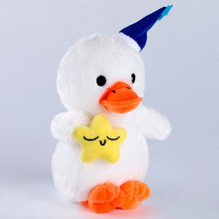 Soft toy "Goose Fedya with a star"-1