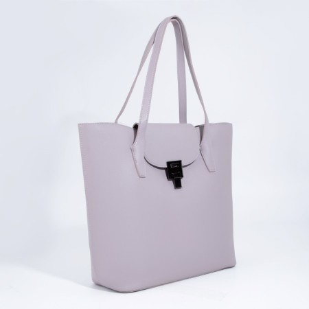 Bag Female Tout with zipper, lilac color-2
