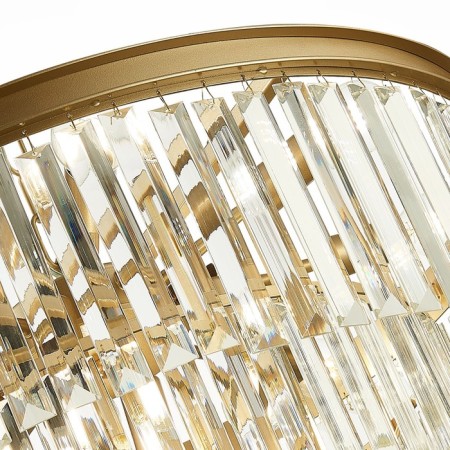 Suspended chandelier ST LUCE. SL1624.203.12. Ercolano. 12x40 W, E14, 60x60x38 cm, Shampan-5