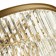 Suspended chandelier ST LUCE. SL1624.203.12. Ercolano. 12x40 W, E14, 60x60x38 cm, Shampan