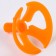 Holder-is a ball for balls, d = 5 mm, color mix, set of 100 pcs.