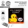 Chewing gum “What the Duck says” in the postcard, 1 pc.