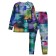 Thermal complex for girls: trousers, sweatshirt, height 164 cm