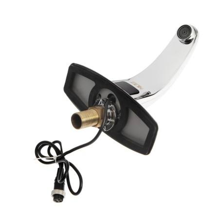 Sink mixer Zein ZC-012, sensory, brass, chrome-5