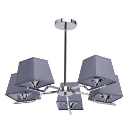 Ceiling chandelier "Conrad" 5x60W E27 Chrome 60x60x40cm