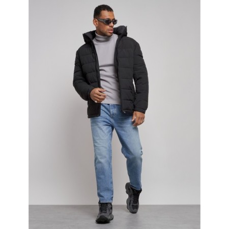Sports male winter, size 50, black color-13
