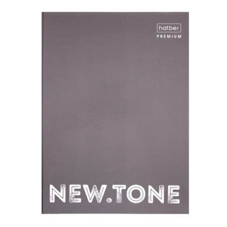 Notebook on 4 rings A4, 80 sheets in the Newtone Pastel cage gray pearls, glossy lamination