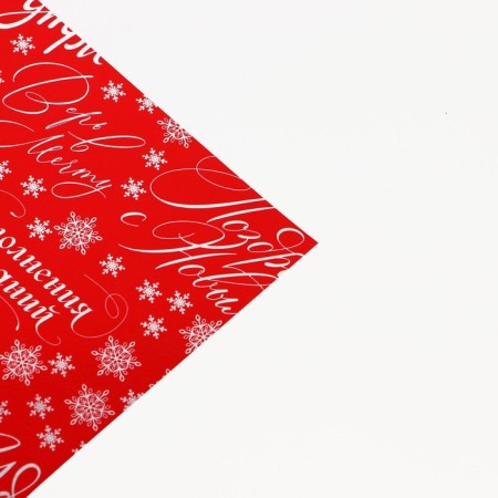 Film packaging holography "Surprise inside", 100 x 70 cm, New Year-2