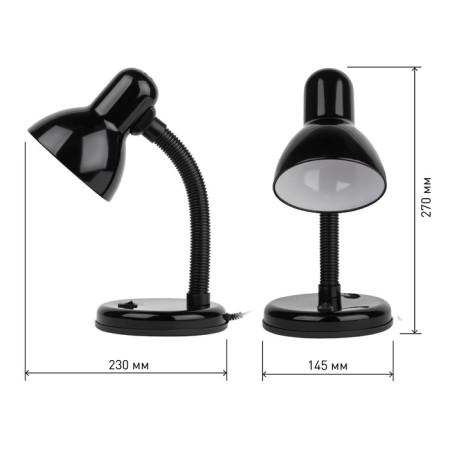 Desktop lamp era N-120, IP20, 40W, black-3