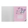 Notebook 12 sheets in the Hello Kitty+Kuromi cage, cardboard cover, additional PVC cover, block 60 g/m2, mix