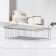 Mesh -mounted mesh -mounted basket 40 × 26 × 10 cm, chromium color