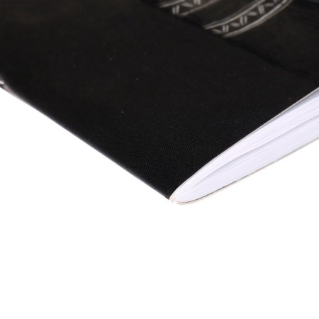 Notebook for boys 130 x 210 mm, 56 sheets in the "wolf" line, covered cardboard, lamination of Soft-Touch, selective UV-lace-2